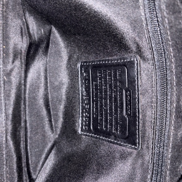 Authentic Coach Canvas & Leather Shoulder Bag - Picture 4 of 5